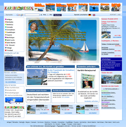Karibikreisen.com - karibische Urlaubsziele und Inseltr&auml;ume