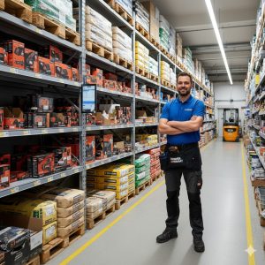 Ki generiertes Bild eines Fachlageristen